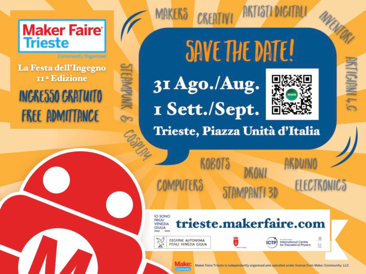 L'Immaginario Scientifico sarà presente alla Maker Faire Trieste 2024